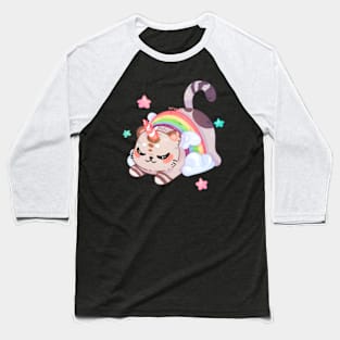 Cat unicorn Baseball T-Shirt